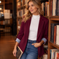 ☀️🧥Nyheter – Elegant kofta-blazer – mjukt fall och mångsidiga stylingmöjligheter, från kontoret till kvällen