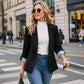 ☀️🧥Nyheter – Elegant kofta-blazer – mjukt fall och mångsidiga stylingmöjligheter, från kontoret till kvällen