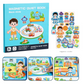 🧩 🧒 Magnetisk tyst bok för barn – Vikbara pusselscenarion, magnetisk & pedagogisk – Stimulerar kreativitet & lärande för pojkar & flickor ✨