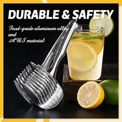 🍋50 % RABATT JUST NU! Kreativt skärverktyg för köket, handhållen skärare i livsmedelsgodkänd aluminiumlegering, snabbskärare för citron, tomat, lök och mjuka frukter och grönsaker