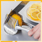 🍋50 % RABATT JUST NU! Kreativt skärverktyg för köket, handhållen skärare i livsmedelsgodkänd aluminiumlegering, snabbskärare för citron, tomat, lök och mjuka frukter och grönsaker