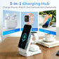 🔋 50% RABATT NU! 3-i-1 vikbart magnetiskt laddställ – ladda telefon, klocka & hörlurar samtidigt – perfekt för nattduksbordet, skrivbordet och resan 📱⌚🎧