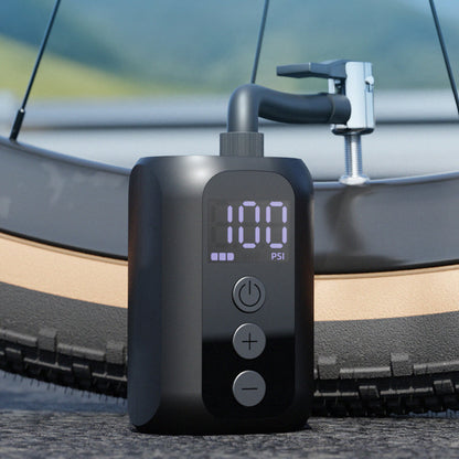 🔥🎁Nyhet 50 % RABATT🔥Bärbar mini smart däckpump