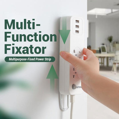 ⚡ 50% RABATT NU! Self Adhesive Desktop Socket Fixer – stark självhäftande tejp, sladdorganisering & ingen borrning – perfekt för grenuttag, routrar, fjärrkontroller och sladdar 🔌✨