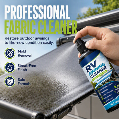 🚐 50% RABATT NU! Kraftfull markisrengöringsspray för husbilar – professionell tygrengöring, mögelborttagning & långvarig glans – perfekt för husbilsmarkiser och utomhustyger ✨🧼