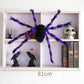 🎃 Köp 1, få 1 gratis | Jättestor spindeldekoration för Halloween 🕷️👻 – Extra stor Halloween-dekoration för trädgård, tomt och hem ✨