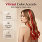 Köp 1, få 1 gratis 🔥🎁 6 st raka, färgade hårförlängningar med klämfäste