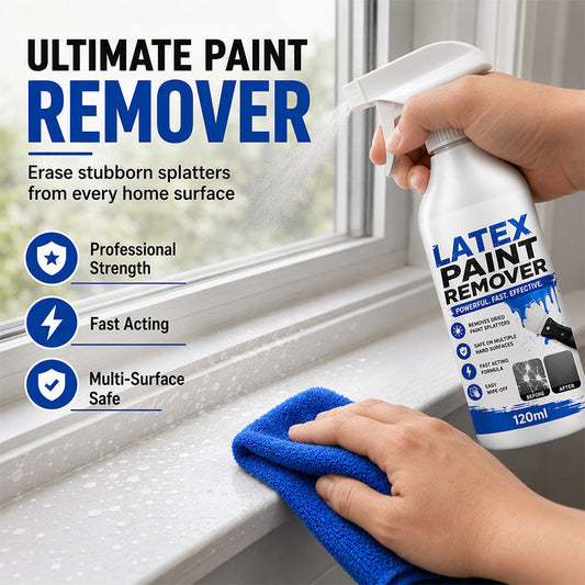 🔥 LIMITED-TIME OFFER – Fast-Acting Latex Paint Remover Spray | 60-Second Paint Dissolver for Glass, Tile, and Metal Surfaces 🧽✨