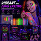 🌈 50 % RABATT NU! 🖊️ Glow Party-tatueringspennor – UV-lysande, hudvänliga & perfekta för fest och kreativ lek ✨