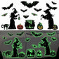 🎃 Köp 2, få 1 gratis – Lys upp bilen i mörkret och skapa riktig Halloween-känsla – Självlysande Halloween-dekaler