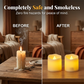 🕯️ 50 % RABATT NU! 🎄 Elektronisk ljusstake med svängbar LED-låga – skapar mysig & romantisk atmosfär – perfekt för middagar, fester och lugna kvällar ✨