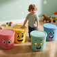 😊🗑️ 🎁Köp 1 få 1 gratis🔥✨ Roliga Smileys-Klistermärken för Soptunnan – Förvandla Din Soptunna till En Rolig Inredningsdetalj 🏠💛