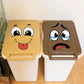 😊🗑️ 🎁Köp 1 få 1 gratis🔥✨ Roliga Smileys-Klistermärken för Soptunnan – Förvandla Din Soptunna till En Rolig Inredningsdetalj 🏠💛