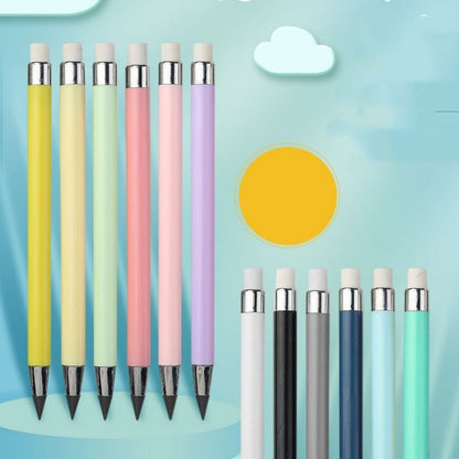 Köp 1, få 1 gratis✏️ Everlasting Pencil with Eraser – No Sharpening Needed, Break-Resistant Writing Pencil for School, Drawing & Daily Use