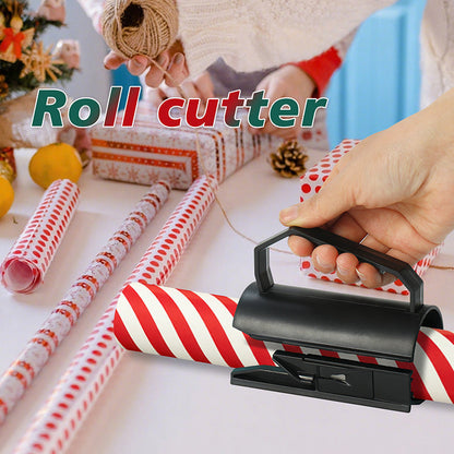 🔥🎁Köp 2， få 1 gratis🔥Clean-Cut rullskärare för presentpapper