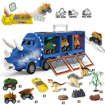 🛒50% RABATT NU! 🦖Interaktiv lastbil för dinosaurieleksaker – Rolig leksak för barn ✨