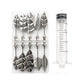 🛒 Köp 2, få 1 gratis🎂 3D‑verktyg för gelatinkonst – professionellt kit, realistiska blommor & rostfritt stål – perfekt för kreativa efterrättsdekorationer ✨🎨