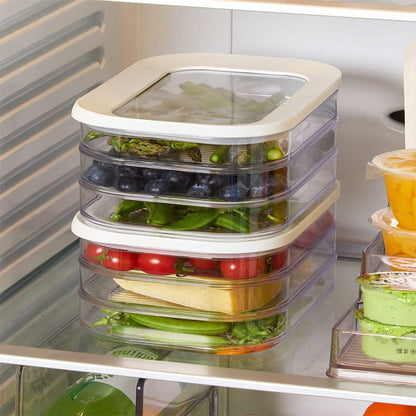 🍱 50% RABATT – TIDSBEGRÄNSAT! 👀 Klar Kyldosa med Lock – transparent sikt, stapelbar design & 3 storleksalternativ – organisera ditt kylskåp enkelt ✨🧊