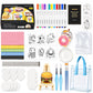 🔥🎁Nyhet 50 % RABATT🔥🎨 KREATIV DEAL – Måla, forma och skapa var som helst med allt samlat i en bärbar väska – Portabelt konstkit med texturerad skumeffekt