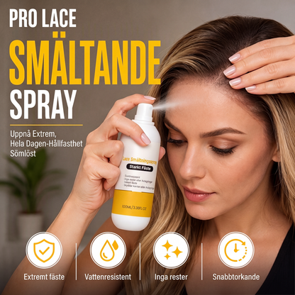 💁‍♀️ Köp 2, få 1 gratis! Strong Hold Lace Smältspray – håller lace-peruken säkert i 24 timmar, motstår värme & fukt – perfekt för en naturlig look och bekväm bärning 🧴✨