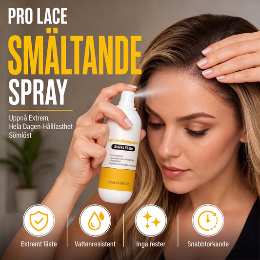 💁‍♀️ Köp 2, få 1 gratis! Strong Hold Lace Smältspray – håller lace-peruken säkert i 24 timmar, motstår värme & fukt – perfekt för en naturlig look och bekväm bärning 🧴✨
