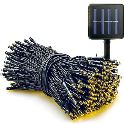 🔥🎁Nyhet 50 % RABATT🔥CE-certifierade LED-ljusslingor – batteridrivna och solcellsdrivna ljusslingor för juldekoration