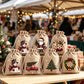 🎄🔥🎁Köp 1 få 1 gratis🔥🎁 Julklappspåsar med dragsko – festliga tomte- & renmotiv, dubbel dragsko & hållbart tyg – julglädje i varje gåva ✨