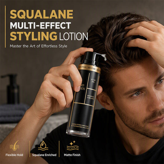 🔥🎁Nyhet 50 % RABATT🔥💇 Matt hårstylinglotion – Flexibelt håll med skvalan, sheasmör och jojobaolja