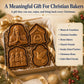 🔥🎁Köp 1 få 1 gratis🔥✝️ Tro & Jesu Kristi Jul Mini Pajformar | Återanvändbara präglade formar för att forma detaljerade pajer med bönetexter, julklappar och så vidare🥧✨