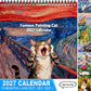 🔥🎁Köp 2 få 1 gratis🔥2027 Rolig Kattmeme-Kalender