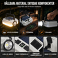 🏕️ 50 % RABATT NU! ☀️ Solcellsdriven LED-campinglykta – uppladdningsbar, väderbeständig & bärbar – perfekt för camping och nödsituationer 🔋