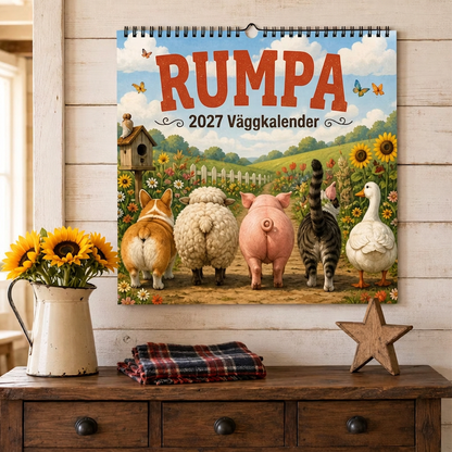 🔥🎁Köp 2 få 1 gratis🔥Rolig väggkalender med djurkulor