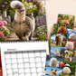🔥🎁Köp 2 få 1 gratis🔥Rolig väggkalender med djurkulor