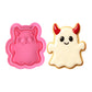 🎃💀 50 % RABATT NU! Halloween Mini Dödskalle Kakform – Skapa Söta & Läskiga Halloweenbakverk 🧁🖤