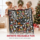 🎅Tidig julklapp – 50 % rabatt🎄🎨Färgläggningsfilt för hela familjen – för alla åldrar🎁Den perfekta presenten till familj och vänner