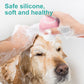 🛁 Köp 2, få 1 gratis 🐾 Massageborste för badning av husdjur – skonsam rengöring & härlig massage – perfekt för hundar och katter 🧴