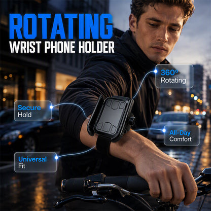 🔥🎁Köp 2 få 1 gratis🔥Vridbar och avtagbar mobilhållare med armband