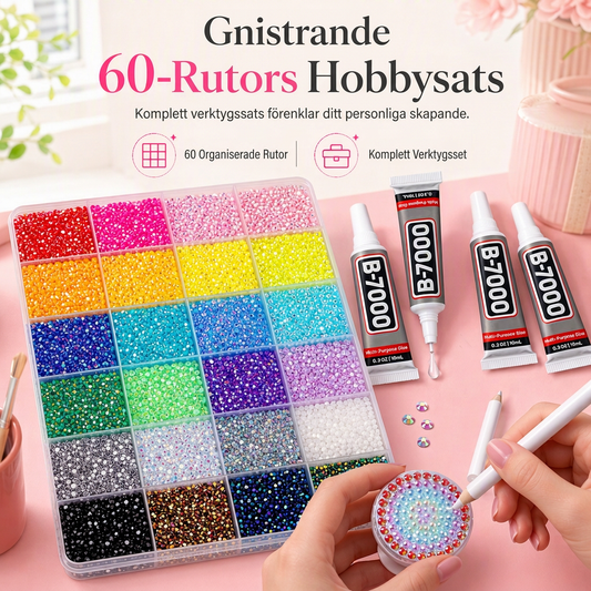 🔥🎁Nyhet 50 % RABATT🔥AB-färgade Jelly Flatback-hartspärlstenar-set med förvaringslåda, lim och verktyg för DIY-nagelkonst, kläder och dekoration av mobilfodral