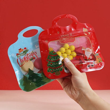 🔥🎁Nyhet 50 % RABATT🔥🎄 JULDEAL – Fyll, förslut och dela ut godis och små presenter snabbt utan extra inslagning – Julpåsar med ziplock & handtag