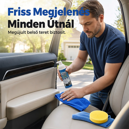 🧼 50% RABATT NU! Multifunktionellt skumrengöringsmedel för bilinteriör – djuprengör läder, vinyl och plast – ger snabb glans och fräschör 🚗✨