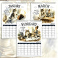 🐱🔥 50 % RABATT! 2027 A Cats Life väggkalender – söta kattbilder för varje månad, stort datumrutnät, helgdagar markerade, tjockt papper, inredningsdetalj för hemmet och kontoret som kan hängas var som helst ✨