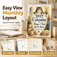 🐱🔥 50 % RABATT! 2027 A Cats Life väggkalender – söta kattbilder för varje månad, stort datumrutnät, helgdagar markerade, tjockt papper, inredningsdetalj för hemmet och kontoret som kan hängas var som helst ✨