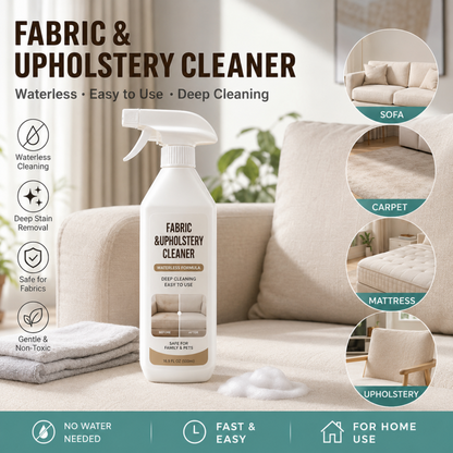 🧼 50 % RABATT! Rengör textilier och möbelklädsel utan vatten – effektiv rengöringsspray mot fläckar och smuts