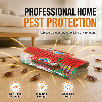 🌿🎁Köp 2 få 1 gratis🔥🏠 Professionellt giftfritt kackerlackshus – magnetiskt bete & kedjereaktion för hela hemmet 🛡️
