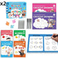 ✏️🔥🎁Nyhet 50 % RABATT🔥📚 Skrivövningshäfte för barn: kan användas om och om igen, med bläck som försvinner ✨