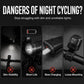 🚲📱Köp 2, få 1 gratis! Stötsäkert cykeltelefonfäste + set med 6 LED-lampor – 180 lumen, laddningsbar typ-C, dubbla oberoende lampor, vattentät. Säker nattcykling! 🛡️💪
