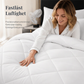 🔥🎁Nyhet 50 % RABATT🔥🛏️✨ 3-delat vadderat täckset med örngott – molnlik komfort, diamantkvistring och fukttålig mikrofiber 💤