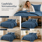 🔥🎁Nyhet 50 % RABATT🔥🛏️✨ 3-delat vadderat täckset med örngott – molnlik komfort, diamantkvistring och fukttålig mikrofiber 💤