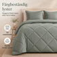 🔥🎁Nyhet 50 % RABATT🔥🛏️✨ 3-delat vadderat täckset med örngott – molnlik komfort, diamantkvistring och fukttålig mikrofiber 💤