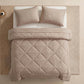 🔥🎁Nyhet 50 % RABATT🔥🛏️✨ 3-delat vadderat täckset med örngott – molnlik komfort, diamantkvistring och fukttålig mikrofiber 💤